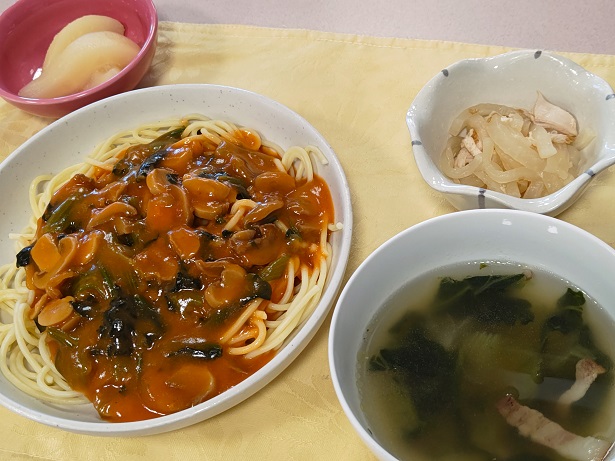 カニとマッシュルームの...